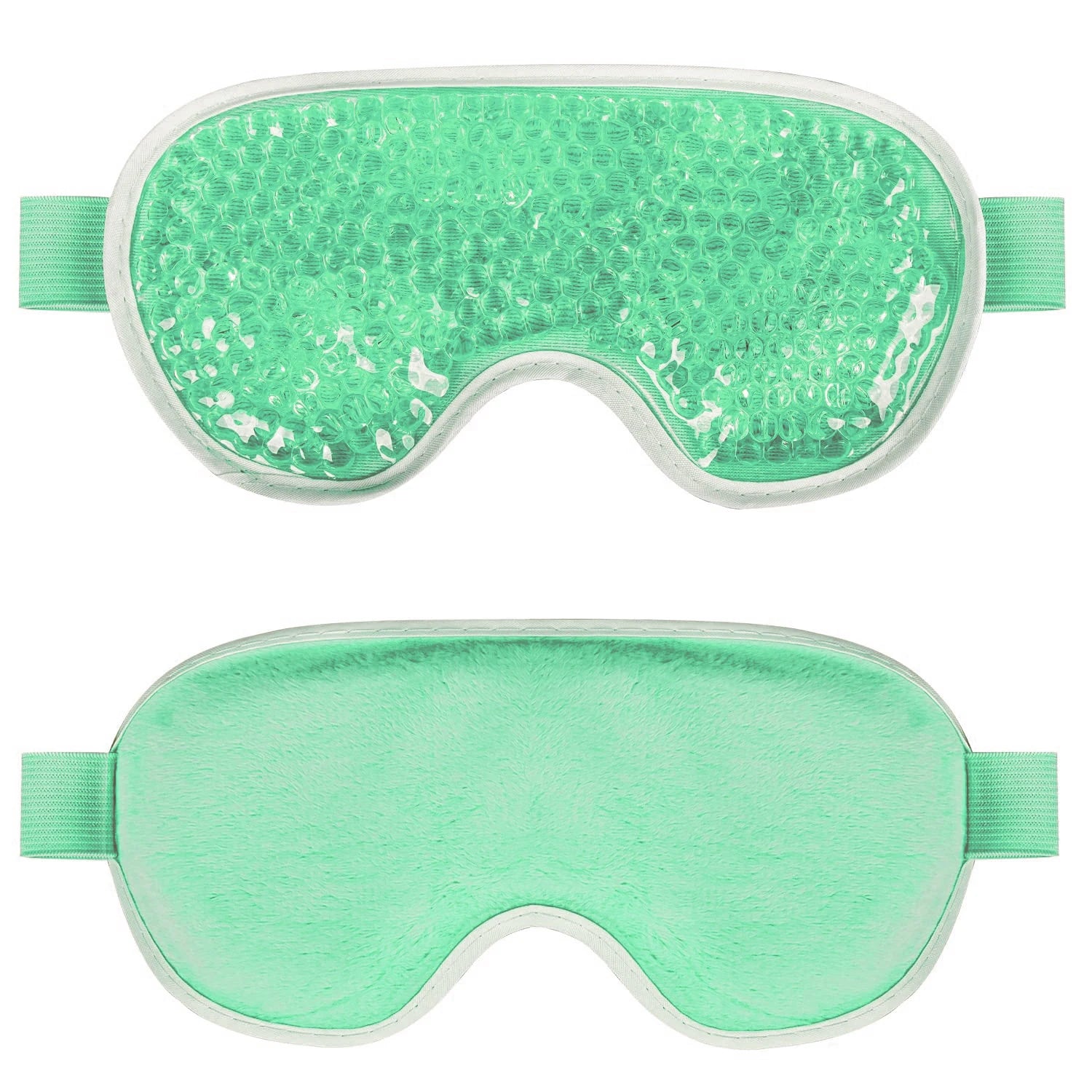Cooling Eye Mask with Gel Bead Reusable Cold Compress Ice Pack Sleeping Eye Cooling Pads for After Eyelid Surgery Skin Care Tool