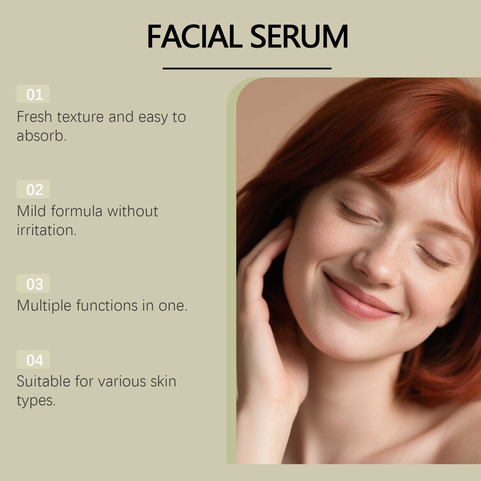 Hyaluronic Acid Moisturizing Serum - Nourishing and Hydrating Facial Care for Radiant, Dewy Skin