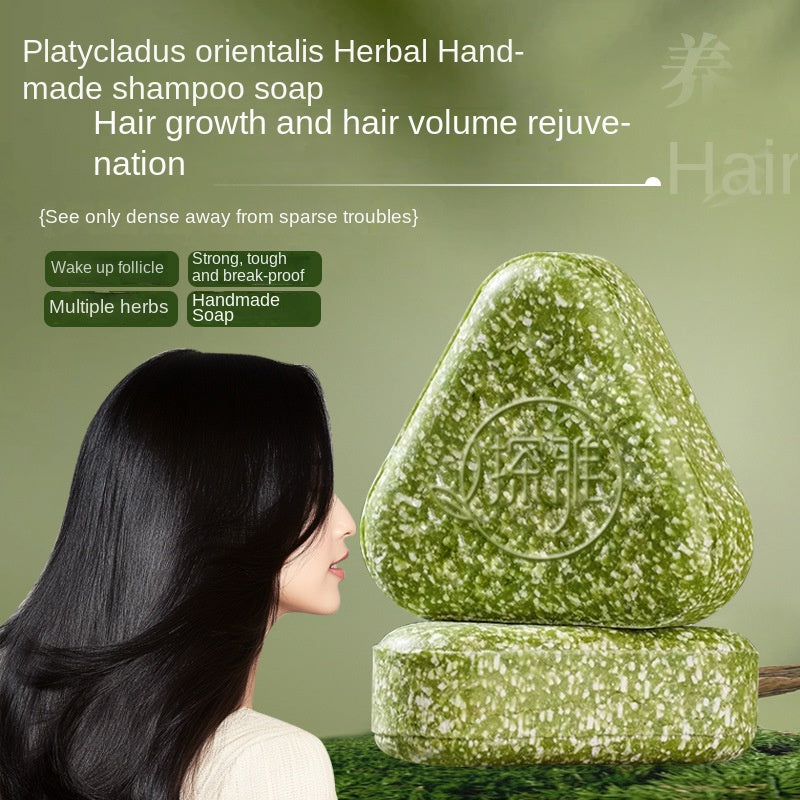 Tanyah Side Cypress Leaf Usman Herbal Hair Care Soap Herbal Soap for Hair Care and Cleansing